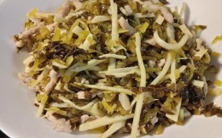 肉炒咸菜和竹笋的做法（咸菜肉丝炒冬笋）