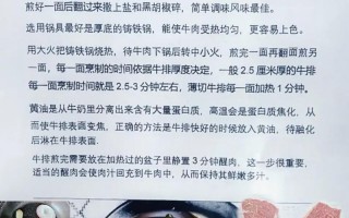 牛扒的做法大全（家常炸牛排的做法大全）