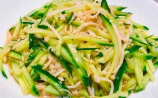 金针菇拌黄瓜的家常做法（金针菇拌黄瓜的家常做法窍门）