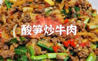 酸竹笋炒肉的做法大全（酸竹笋炒肉的做法大全窍门）