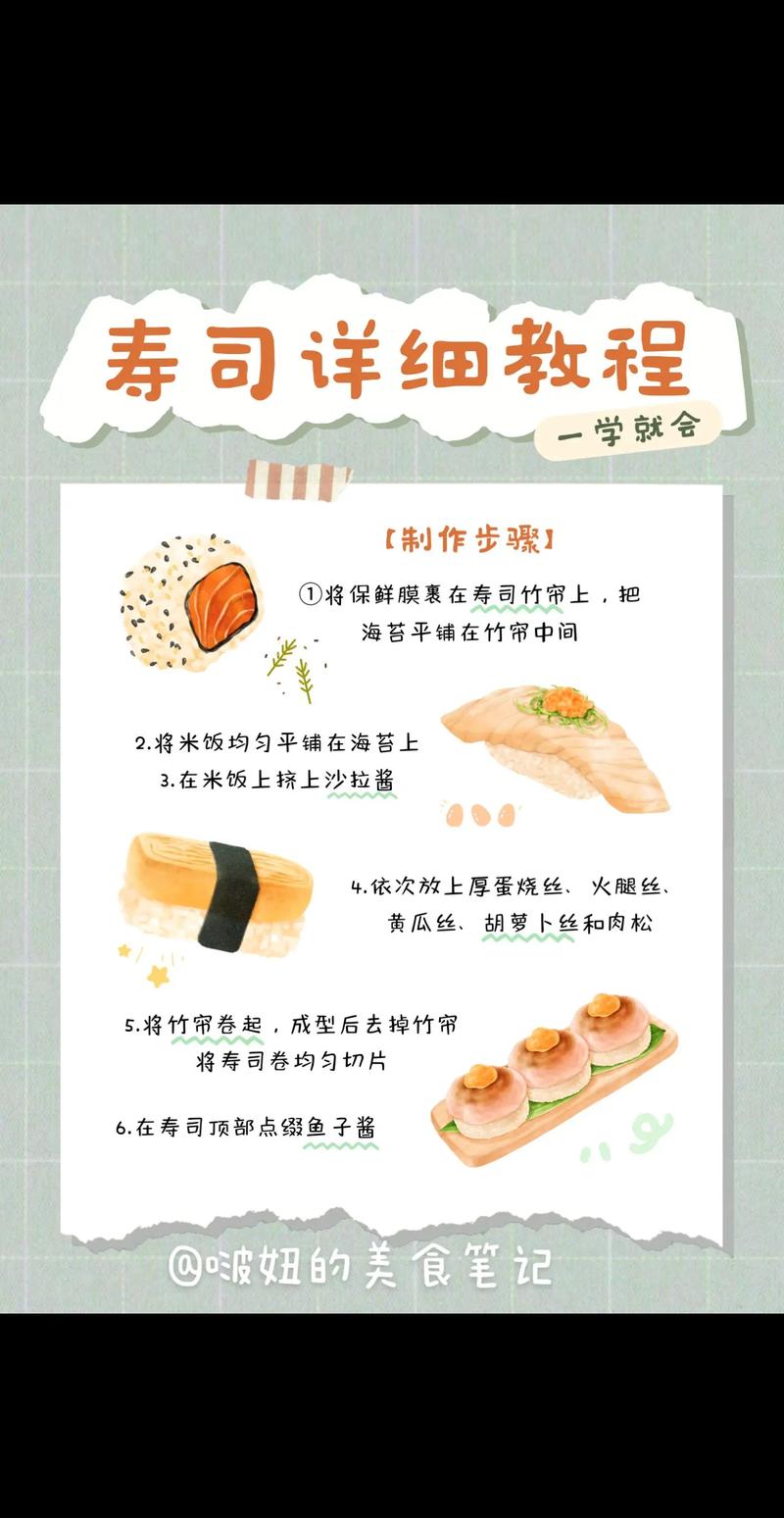 寿司家常做法大全(寿司的做法美食杰)-第3张图片-窝头美食网 寿司家常做法大全(寿司的做法美食杰)-第3张图片-窝头美食网