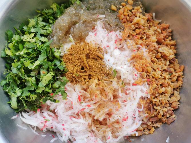 萝卜素馅包子的做法(猪肉萝卜丝饺子馅的做法窍门)-第4张图片-窝头美食网 萝卜素馅包子的做法(猪肉萝卜丝饺子馅的做法窍门)-第4张图片-窝头美食网