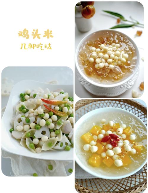 鸡头米做法大全(鸡头米怎样做菜)-第4张图片-窝头美食网 鸡头米做法大全(鸡头米怎样做菜)-第4张图片-窝头美食网